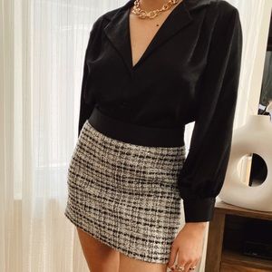 Milly Tweed Mini Skirt